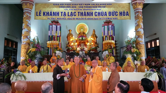 Khánh Hòa: Lễ lạc thành chùa Đức Hòa