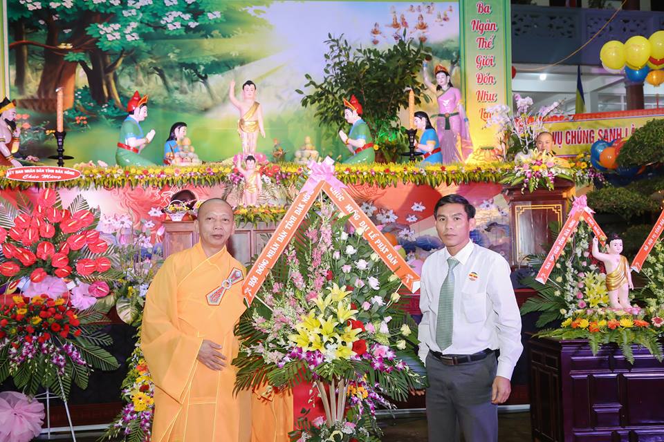 Ban trị sự Phật giáo tỉnh Đắk Nông trang nghiêm đón mừng Đại Lễ Phật Đản PL.2562