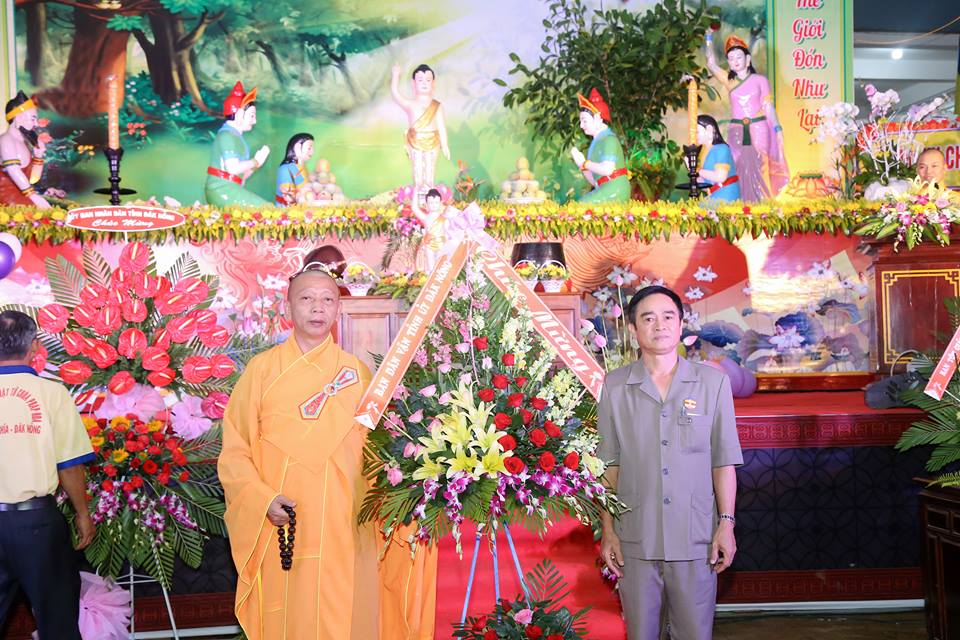 Ban trị sự Phật giáo tỉnh Đắk Nông trang nghiêm đón mừng Đại Lễ Phật Đản PL.2562