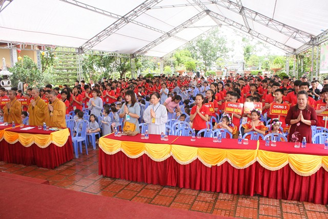 Ninh Bình: Khai mạc khóa tu mùa hè chùa Quang Sơn