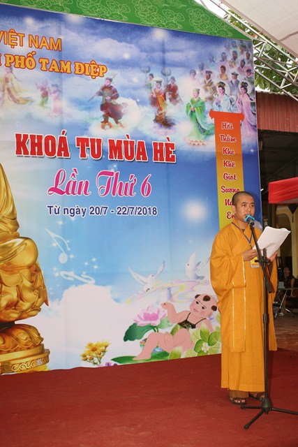 Ninh Bình: Khai mạc khóa tu mùa hè chùa Quang Sơn