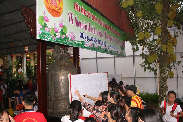 Ninh Bình: Khai mạc khóa tu mùa hè chùa Quang Sơn