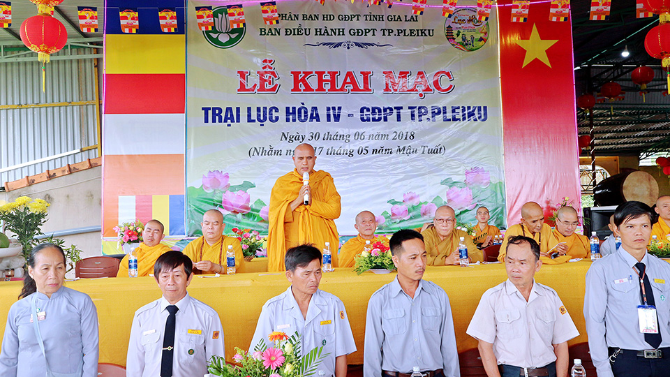 Gia Lai: Tổ chức trại họp bạn Lục Hòa IV