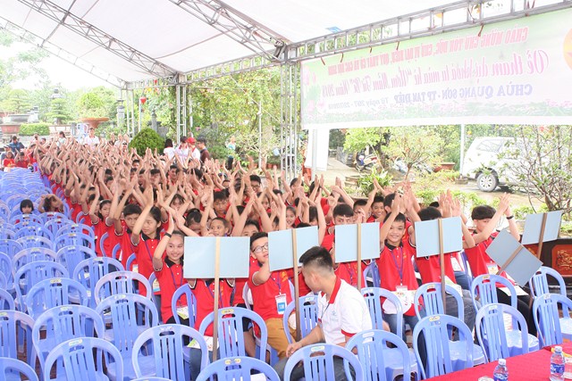Ninh Bình: Khai mạc khóa tu mùa hè chùa Quang Sơn