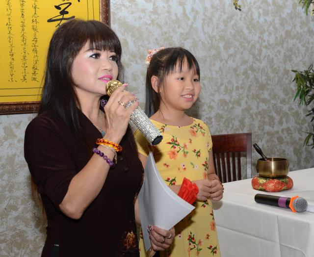 Hòa thượng Thích Thái Siêu thuyết giảng tại nhà hàng Saigon Kitchen, San Jose (Hoa Kỳ)