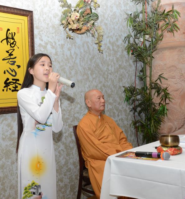 Hòa thượng Thích Thái Siêu thuyết giảng tại nhà hàng Saigon Kitchen, San Jose (Hoa Kỳ)