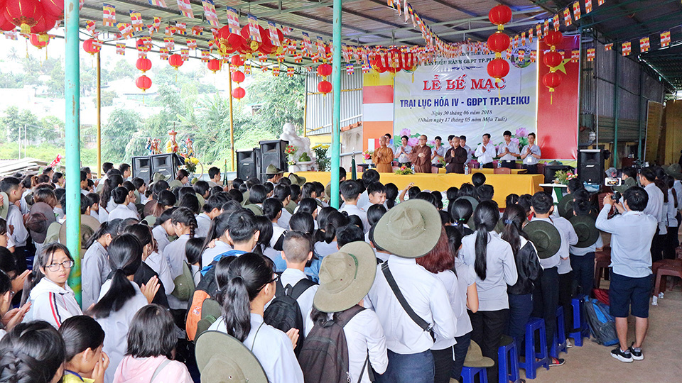 Gia Lai: Tổ chức trại họp bạn Lục Hòa IV