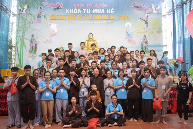 Thái Bình: Bế mạc Khóa tu mùa hè chùa Từ Xuyên – năm 2018