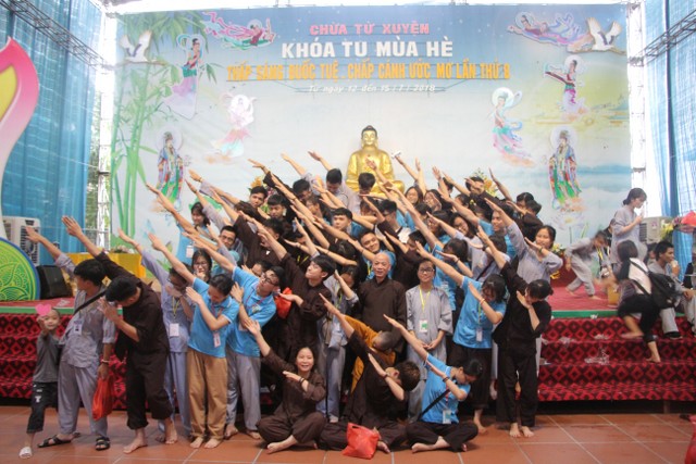 Thái Bình: Bế mạc Khóa tu mùa hè chùa Từ Xuyên – năm 2018