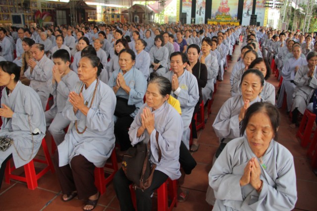 Thái Bình:  Gần 1000 Phật tử về chùa Từ Xuyên dự Đại lễ Vu Lan