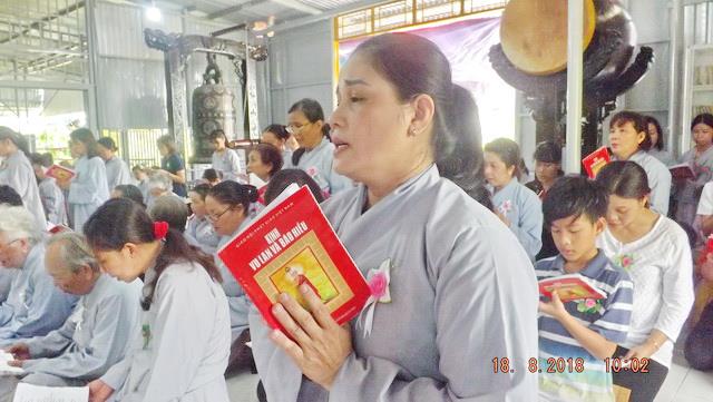 Trang nghiêm lễ Vu lan tại chùa Vĩnh Pháp