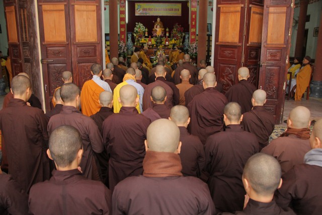 Thái Bình: 54 giới tử được thọ giới tại Đại giới đàn Thánh Long