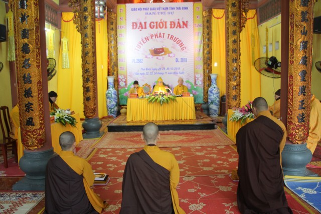 Thái Bình: 54 giới tử được thọ giới tại Đại giới đàn Thánh Long