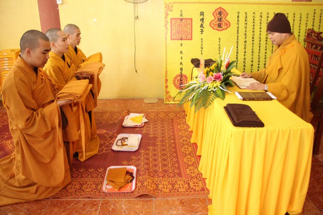Thái Bình: 54 giới tử được thọ giới tại Đại giới đàn Thánh Long