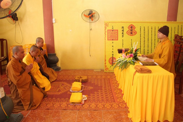 Thái Bình: 54 giới tử được thọ giới tại Đại giới đàn Thánh Long