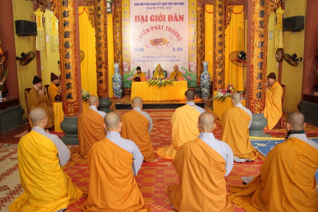 Thái Bình: 54 giới tử được thọ giới tại Đại giới đàn Thánh Long