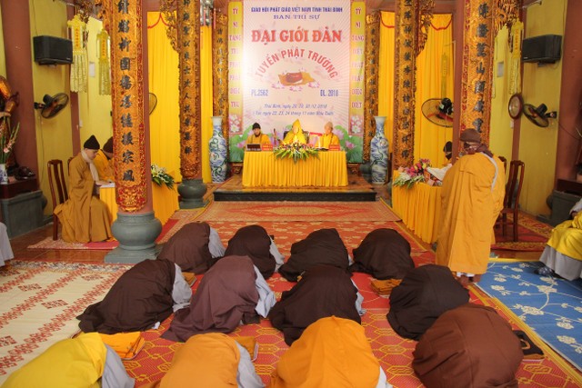 Thái Bình: 54 giới tử được thọ giới tại Đại giới đàn Thánh Long