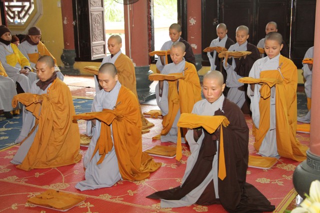 Thái Bình: 54 giới tử được thọ giới tại Đại giới đàn Thánh Long