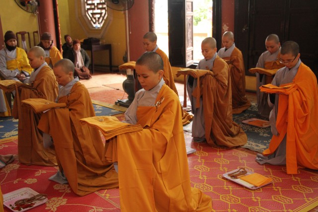 Thái Bình: 54 giới tử được thọ giới tại Đại giới đàn Thánh Long