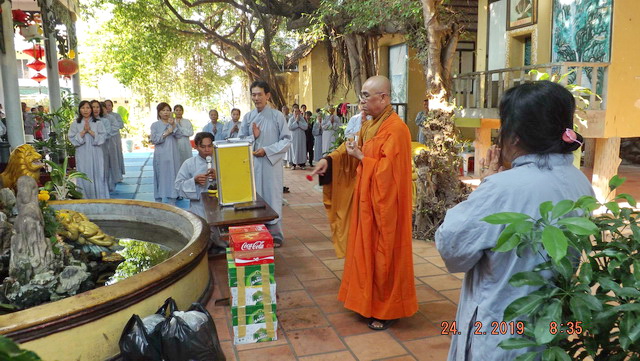 Khóa tu Bát quan trai đầu năm 2019 tại chùa Lộc Thọ