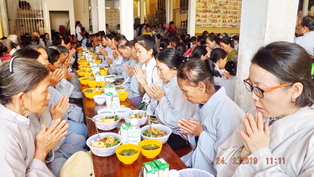 Khóa tu Bát quan trai đầu năm 2019 tại chùa Lộc Thọ