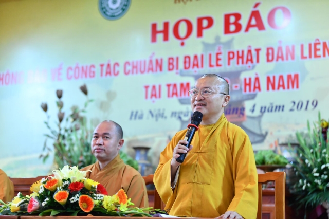 Họp báo: Phái đoàn từ 105 nước và nhiều nguyên thủ tham dự đại lễ Vesak LHQ 2019 tại Việt Nam