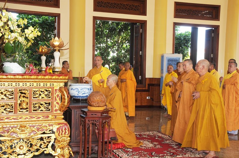 Tam kỳ: Chư Tăng các huyện phía nam Quảng Nam kết giới an cư tại chùa Hòa An