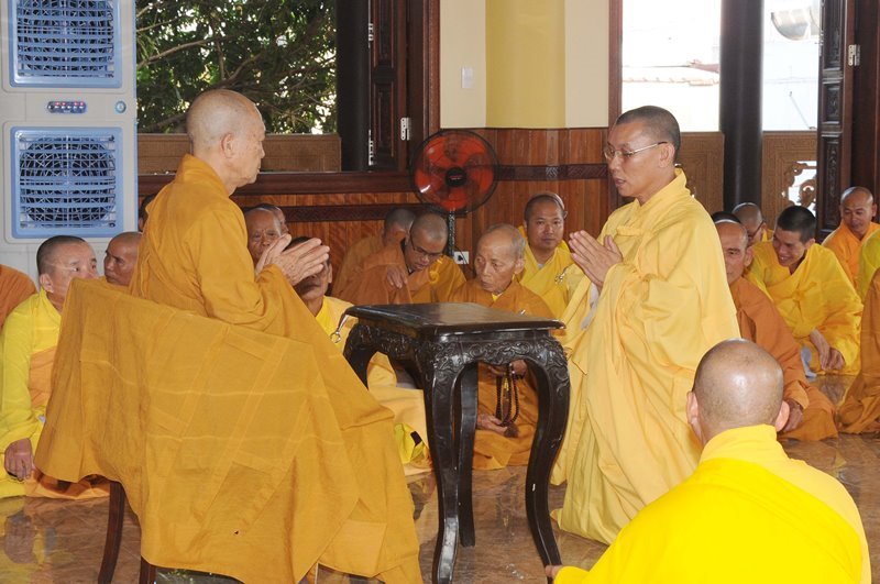 Tam kỳ: Chư Tăng các huyện phía nam Quảng Nam kết giới an cư tại chùa Hòa An