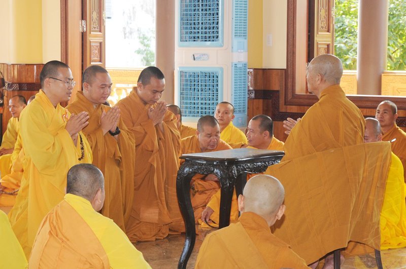 Tam kỳ: Chư Tăng các huyện phía nam Quảng Nam kết giới an cư tại chùa Hòa An