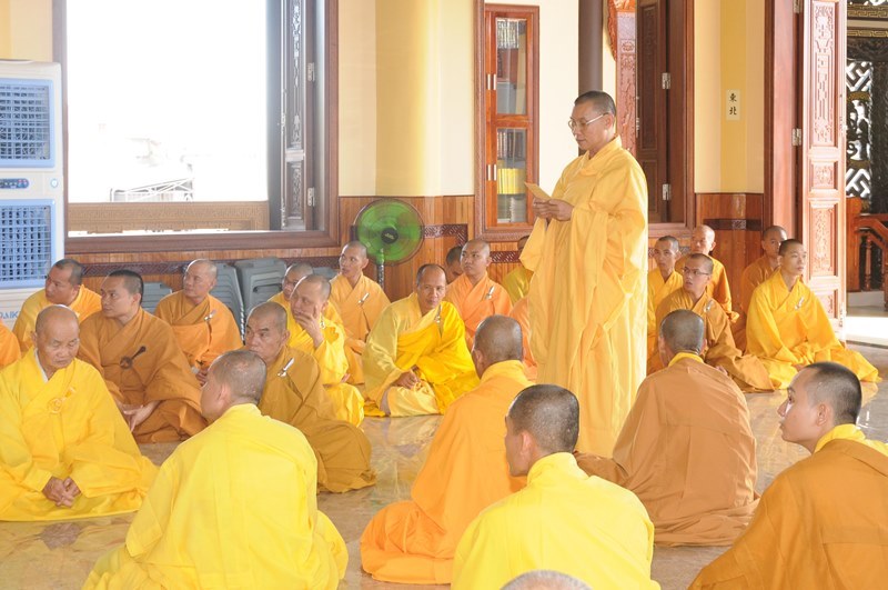 Tam kỳ: Chư Tăng các huyện phía nam Quảng Nam kết giới an cư tại chùa Hòa An