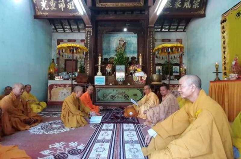 Tam kỳ: Chư Tăng các huyện phía nam Quảng Nam kết giới an cư tại chùa Hòa An