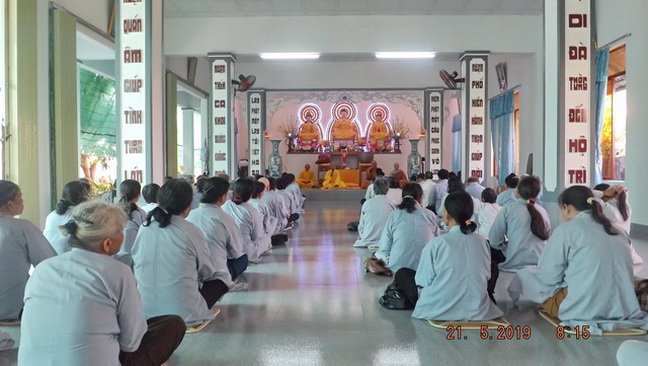 Khánh Hòa: Chùa Mỹ Quang khóa tu niệm Phật lần 4