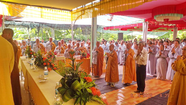 Khánh Hòa: Lễ đặt đá xây dựng chánh điện chùa Linh Bửu