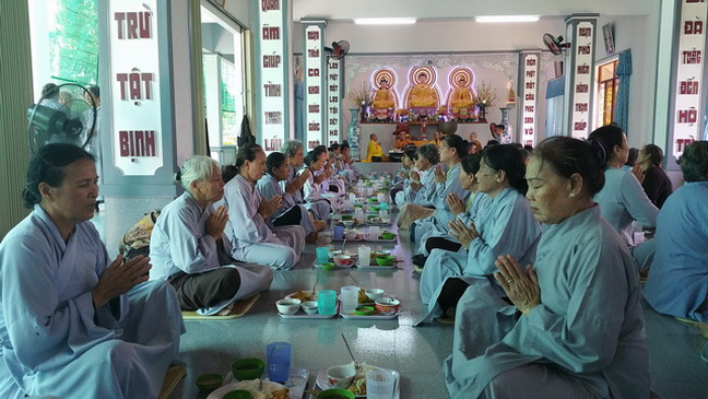 Khánh Hòa: Chùa Mỹ Quang khóa tu niệm Phật lần 4