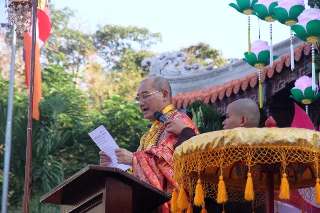 Khánh Hòa: Trang nghiêm Đại lễ Phật đản Liên Hợp quốc Vesak 2019  tại chùa sắc tứ Long Sơn