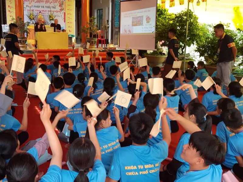 Duy Xuyên: Chùa Phổ Châu khai mạc khóa tu mùa hè “Thức tỉnh mục đích sống”