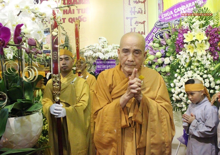 Phật giáo TP. HCM viếng tang HT. Thích Thiện Tịnh