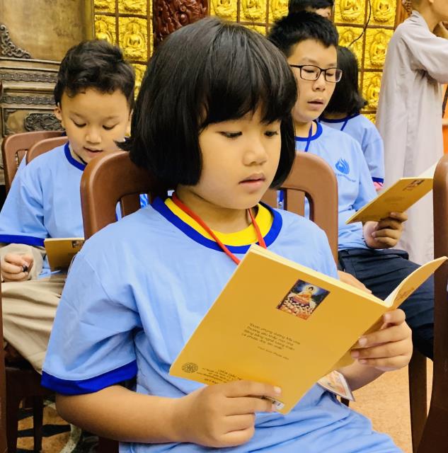 TP. HCM: Tổng Diễn Tập Lễ Rửa Chân Trong Khóa Tu Búp Sen Từ Bi Tại Chùa Giác Ngộ