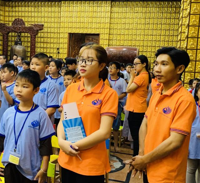 TP. HCM: Tổng Diễn Tập Lễ Rửa Chân Trong Khóa Tu Búp Sen Từ Bi Tại Chùa Giác Ngộ