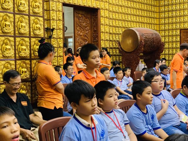 TP. HCM: Tổng Diễn Tập Lễ Rửa Chân Trong Khóa Tu Búp Sen Từ Bi Tại Chùa Giác Ngộ