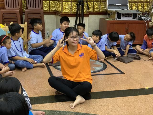 TP. HCM: Tổng Diễn Tập Lễ Rửa Chân Trong Khóa Tu Búp Sen Từ Bi Tại Chùa Giác Ngộ