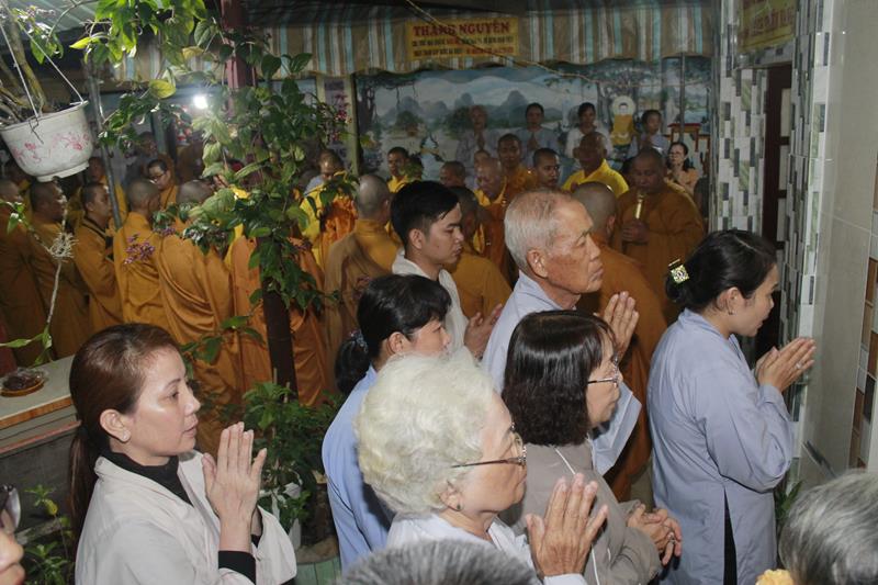 Đồng Tháp: Lễ nhập kim quan cố HT.Thích Thiện Năng