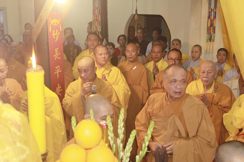 Đồng Tháp: Lễ nhập kim quan cố HT.Thích Thiện Năng