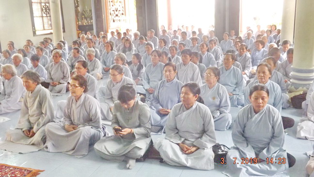 Khánh Hòa: Khóa tu “Một ngày an lạc” tại chùa Đức Hòa