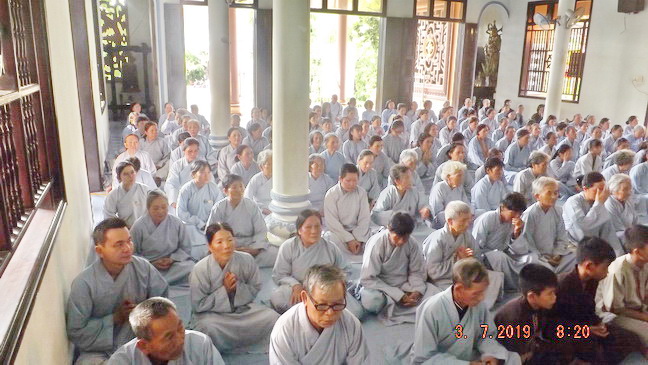 Khánh Hòa: Khóa tu “Một ngày an lạc” tại chùa Đức Hòa
