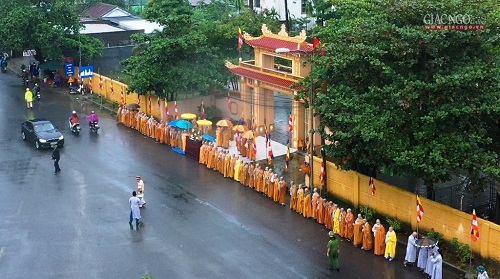 [TOÀN CẢNH] Di quan Đại lão Hòa thượng Thích Trí Quang trà-tỳ