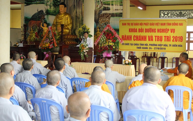 Đồng Nai:Ban tôn giáo - Trung Ương Giáo hội chia sẻ kinh nghiệm tại khóa bồi dưỡng NVHC và trụ trì