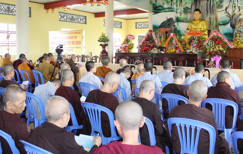 Đồng Nai:Ban tôn giáo - Trung Ương Giáo hội chia sẻ kinh nghiệm tại khóa bồi dưỡng NVHC và trụ trì