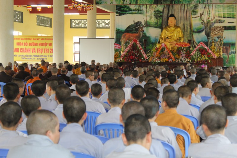 Đồng Nai:Ban tôn giáo - Trung Ương Giáo hội chia sẻ kinh nghiệm tại khóa bồi dưỡng NVHC và trụ trì