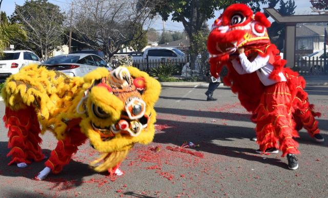 Tiếng Trống Lân &amp; Pháo Nổ Rộn Ràng Mừng Xuân Canh Tý  Tại Chùa Phổ Từ, Hayward, Hoa Kỳ